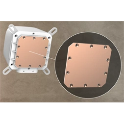 RAIDMAX DIGITAL LD240 ARGB WHITE LCD kijelzős vízhűtés