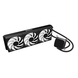 RAIDMAX DIGITAL LD360 ARGB BLACK LCD kijelzős vízhűtés