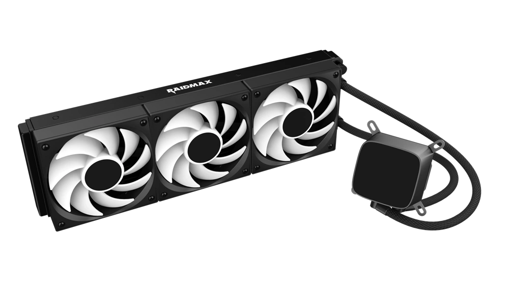 RAIDMAX DIGITAL LD360 ARGB BLACK LCD kijelzős vízhűtés