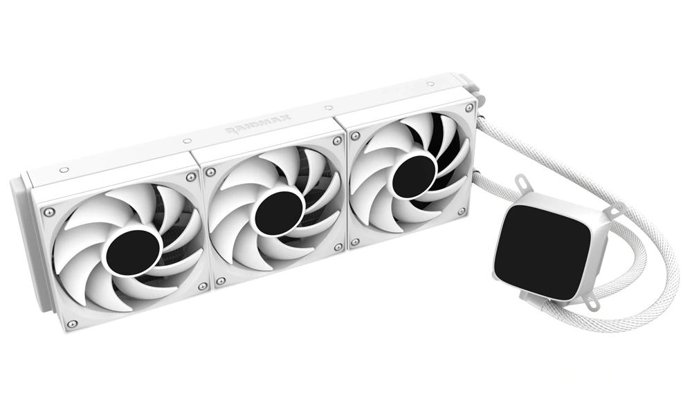 RAIDMAX DIGITAL LD360 ARGB WHITE LCD kijelzős vízhűtés