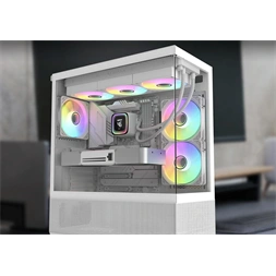 RAIDMAX DIGITAL LD360 ARGB WHITE LCD kijelzős vízhűtés