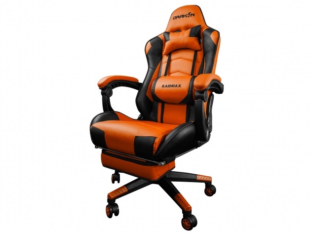 RAIDMAX Drakon DK709 narancssárga / fekete gamer szék