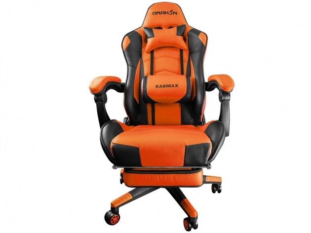 RAIDMAX Drakon DK709 narancssárga / fekete gamer szék