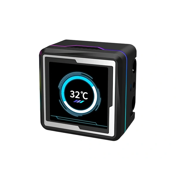 RAIDMAX LM240 240mm ARGB+LCD fekete vízhűtéses processzor hűtő