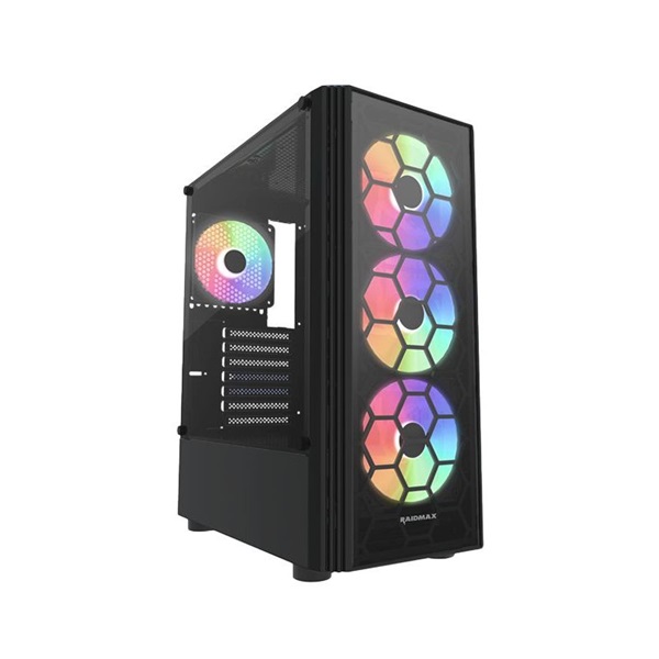 RAIDMAX V152 fekete (táp nélküli) ablakos ATX ház