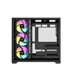 RAIDMAX i620 BLACK ATX  fekete számítógépház