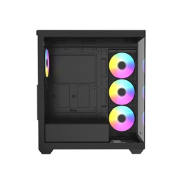 RAIDMAX i800 Chrome fekete (táp nélküli) ablakos ATX ház