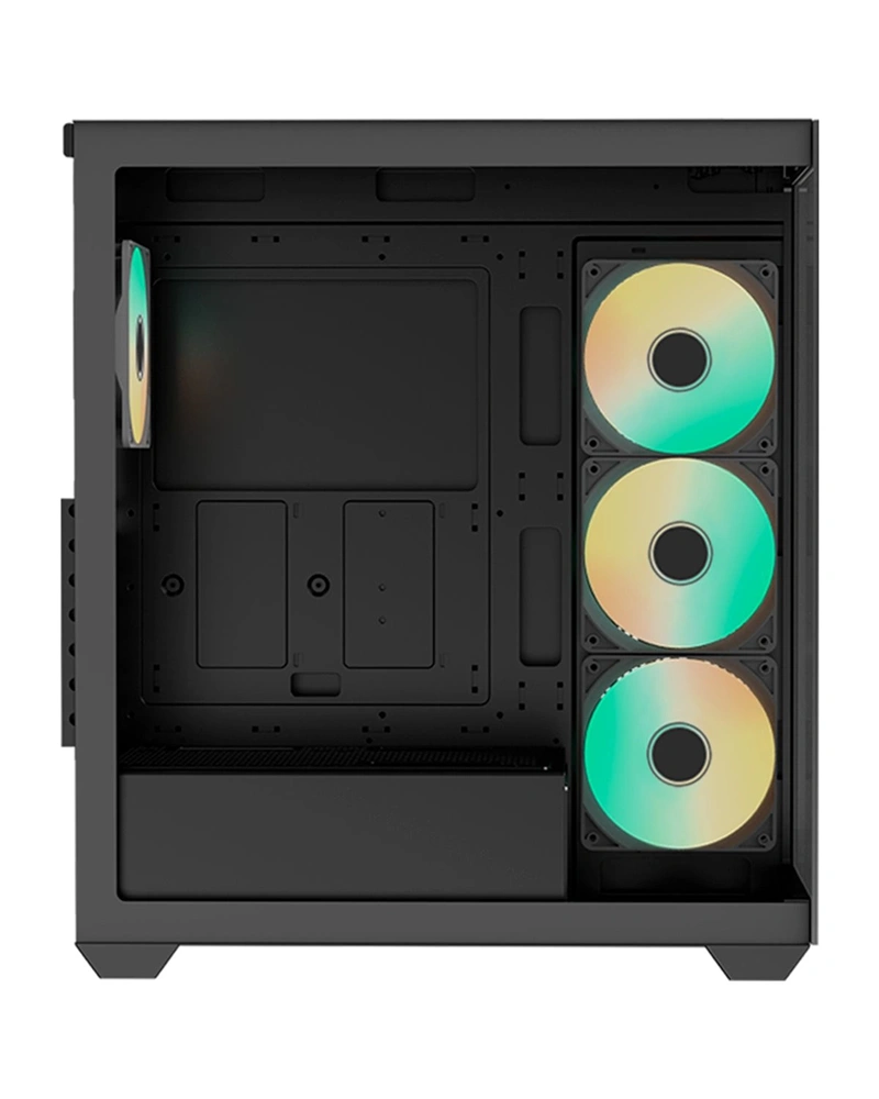 RAIDMAX i800 Chrome fekete (táp nélküli) ablakos ATX ház