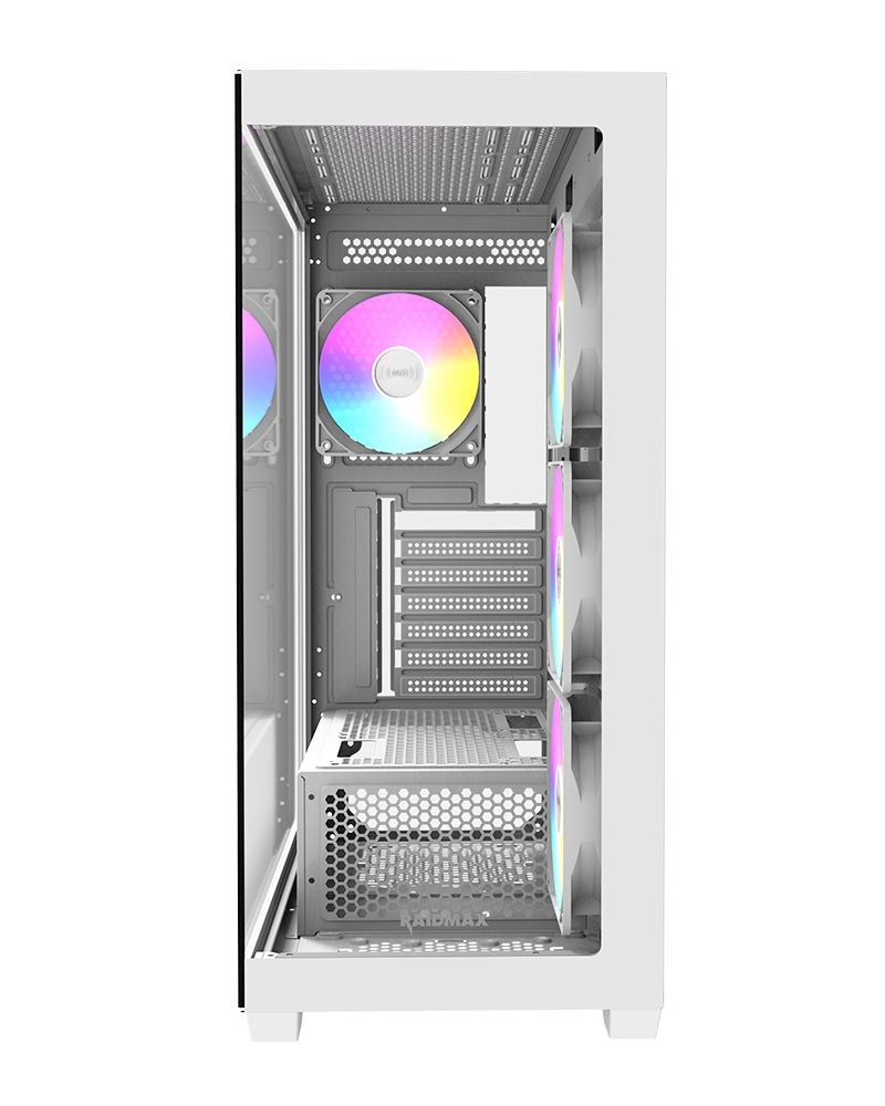 RAIDMAX i800 fehér (táp nélküli) ablakos ATX ház
