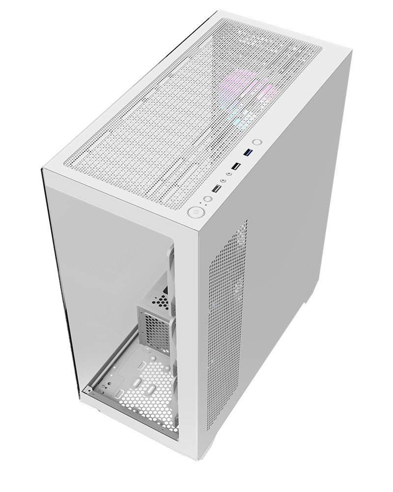RAIDMAX i800 fehér (táp nélküli) ablakos ATX ház