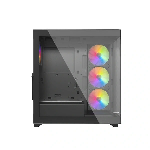 RAIDMAX i800 fekete (táp nélküli) ablakos ATX ház (Újszerű)