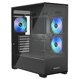 RAIDMAX i801 fekete (táp nélküli) ablakos ATX ház