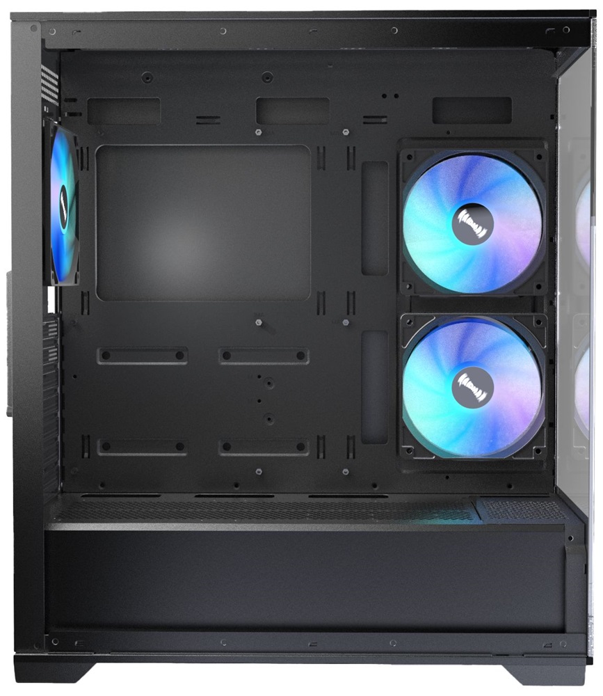 RAIDMAX i801 fekete (táp nélküli) ablakos ATX ház