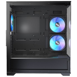 RAIDMAX i801 fekete (táp nélküli) ablakos ATX ház (Újszerű)