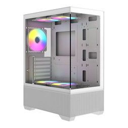 RAIDMAX i802 Air fehér (táp nélküli) ablakos ATX ház