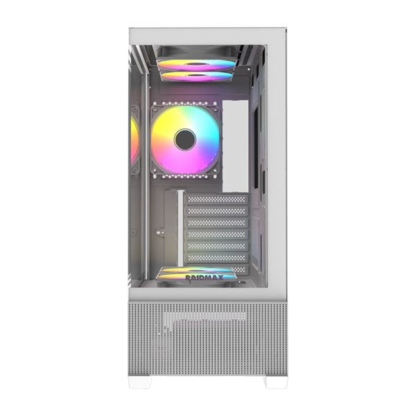 RAIDMAX i802 Air fehér (táp nélküli) ablakos ATX ház