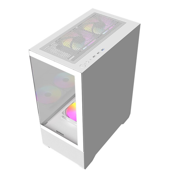 RAIDMAX i802 Air fehér (táp nélküli) ablakos ATX ház