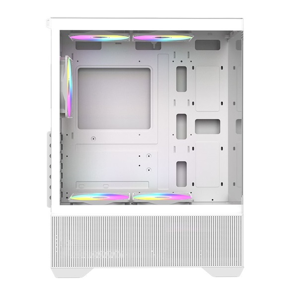 RAIDMAX i802 Air fehér (táp nélküli) ablakos ATX ház