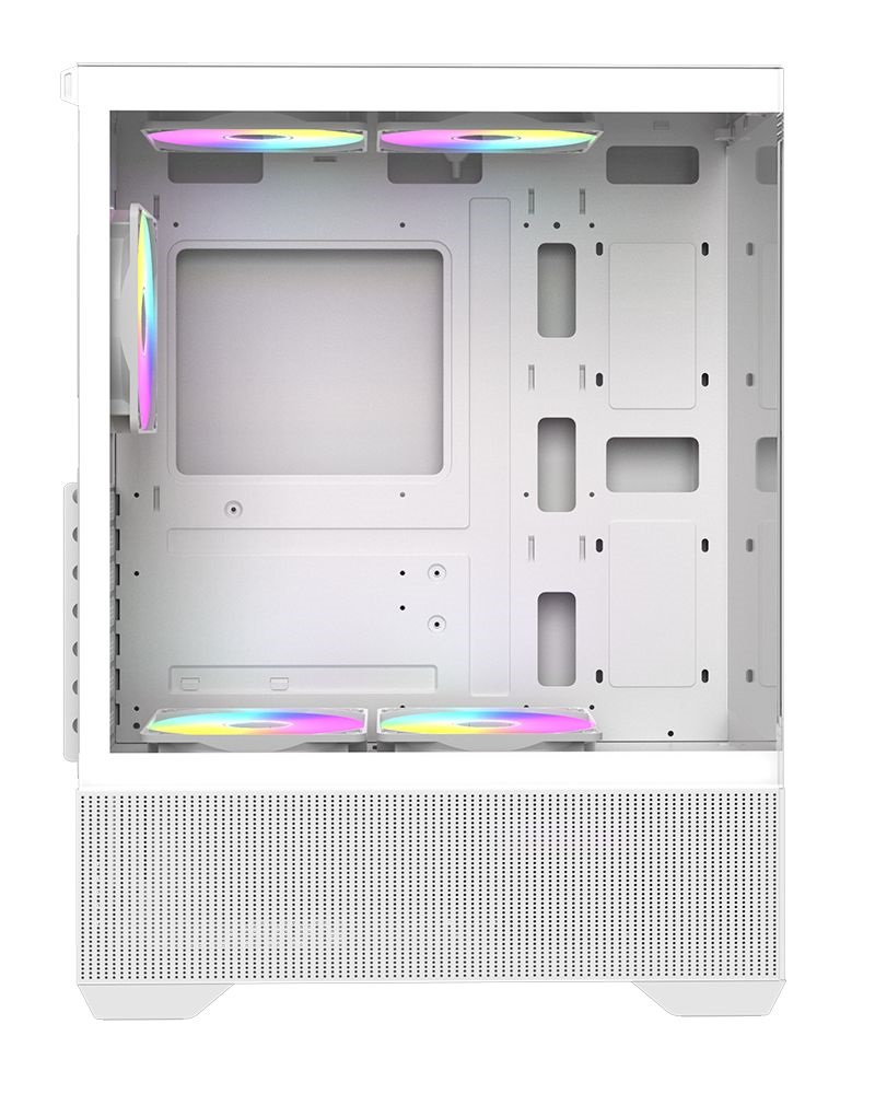 RAIDMAX i802 Air fehér (táp nélküli) ablakos ATX ház