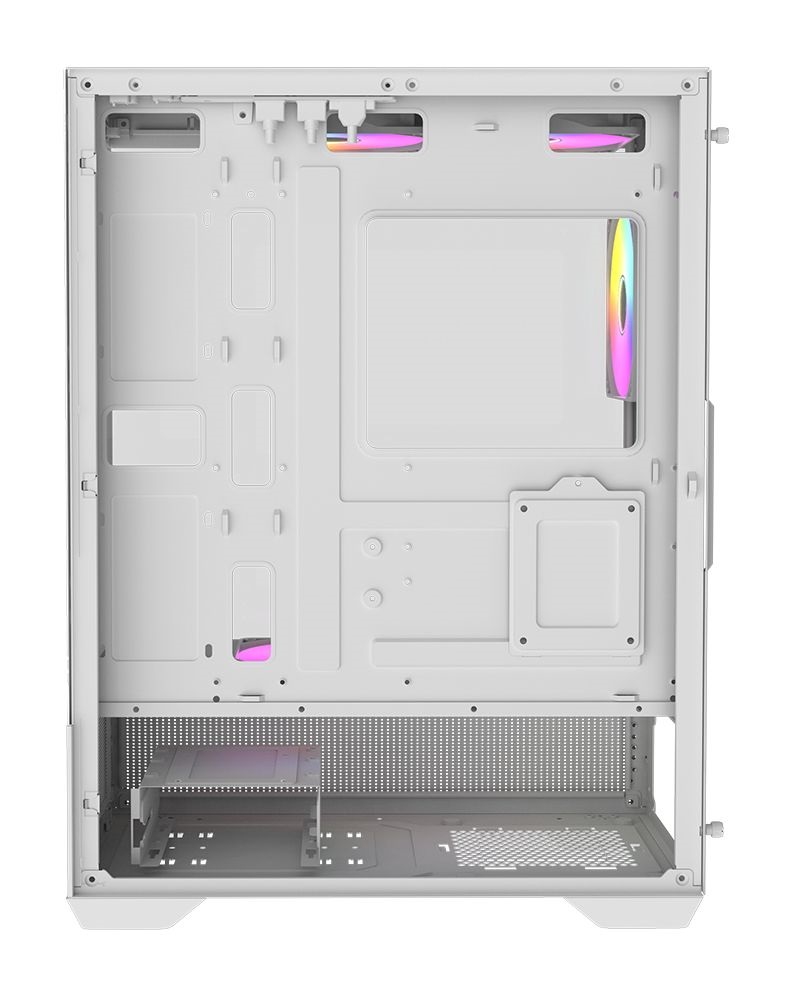 RAIDMAX i802 Air fehér (táp nélküli) ablakos ATX ház