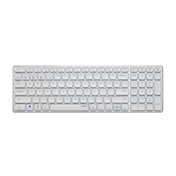 Rapoo 00217473 E9700M Bluetooth (3.0+4.0) + 2,4GHZ fehér vezeték nélküli billentyűzet
