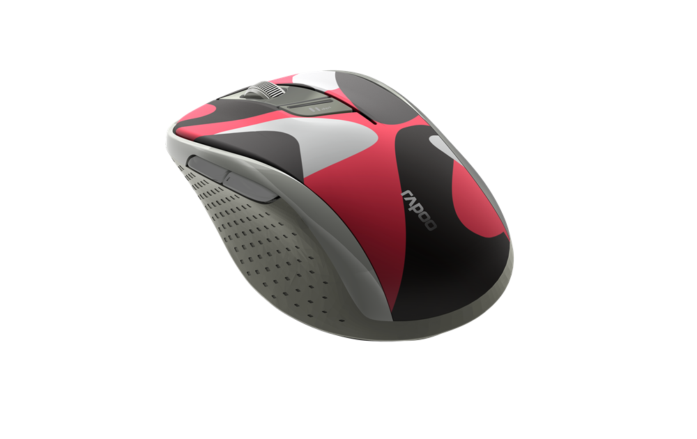 Rapoo 00184339 "M500" Bluetooth vezeték nélküli piros Camouflage egér