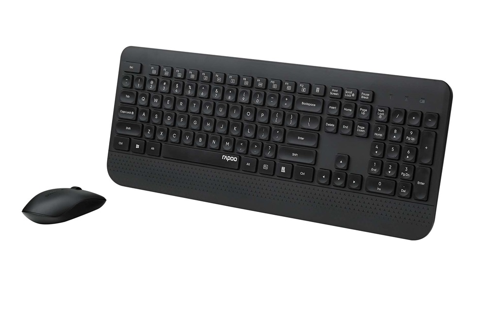 Rapoo 00217476 X3500 2,4GHZ vezeték nélküli fekete billentyűzet + egér