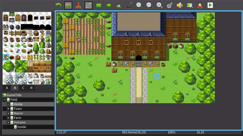 RPG Maker MV Nintendo Switch játékszoftver (Használt - A)