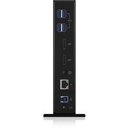 Raidsonic IB-DK2242AC USB-C USB3.0 DisplayPort RJ45 dokkoló fekete