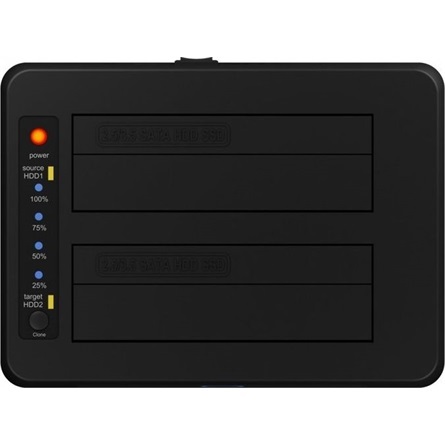 Raidsonic ICY BOX CloneStation 2.5/3.5" SATA3 USB3.0 dokkoló fekete