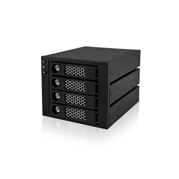 Raidsonic ICY BOX IB-554SK HDD  3.5" backplane fekete