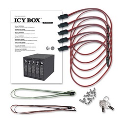 Raidsonic ICY BOX IB-555SSK HDD 3.5" backplane fekete