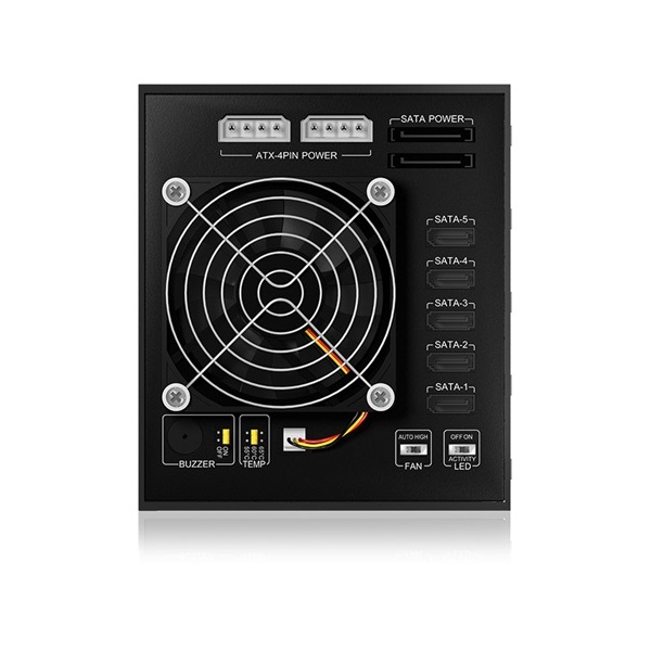 Raidsonic ICY BOX IB-565SSK 3.5" SATA3 backplane fekete