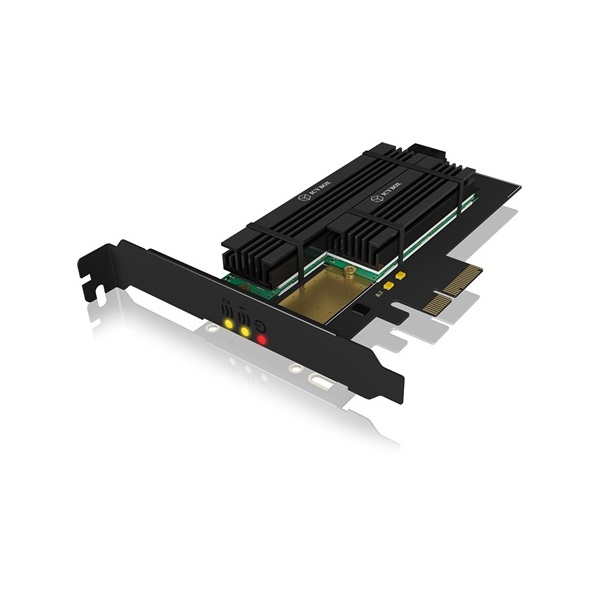 Raidsonic ICY BOX IB-PCI215M2-HSL M.2 NVME PCIe x4 adapter