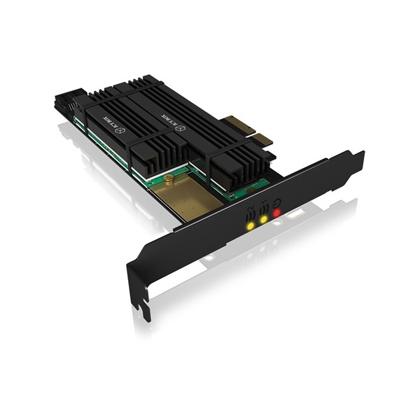 Raidsonic ICY BOX IB-PCI215M2-HSL M.2 NVME PCIe x4 adapter