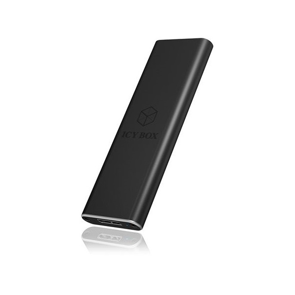 Raidsonic ICY BOX IB-183M2 M.2 NGFF M.2 SATA USB3.0 külső ház fekete (Újracsomagolt)