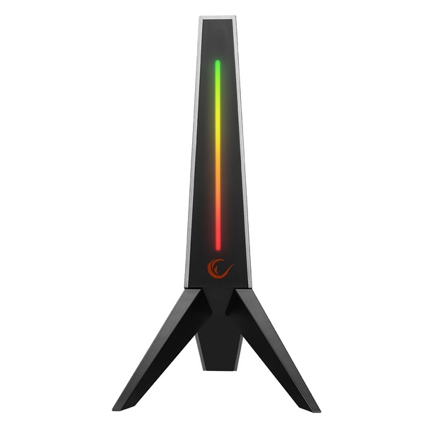 Rampage 35673 RM-H20 USB HUB szürke RGB fejhallgató állvány