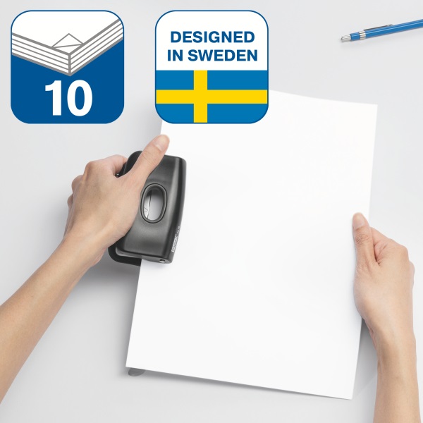 Rapid FC10 fekete lyukasztó