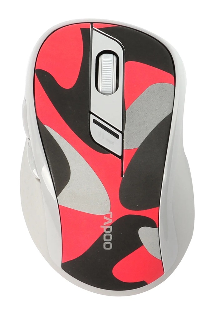 Rapoo 00184339 "M500" Bluetooth vezeték nélküli piros Camouflage egér