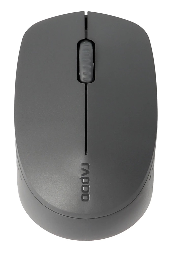 Rapoo 00184534 "M100 Silent" Bluetooth sötét szürke egér