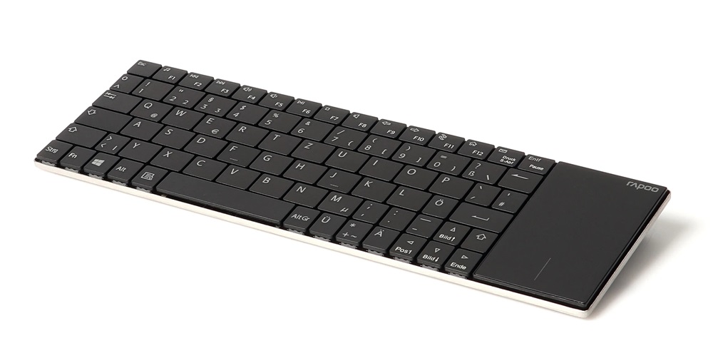 Rapoo 00157233 "E2710" HUN fekete vezeték nélküli Touchpad billentyűzet