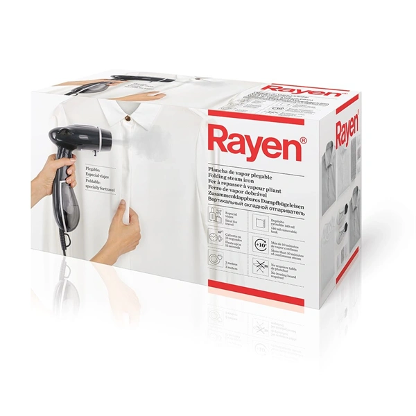 Rayen 6222 fekete-fehér úti kézi ruhagőzölő