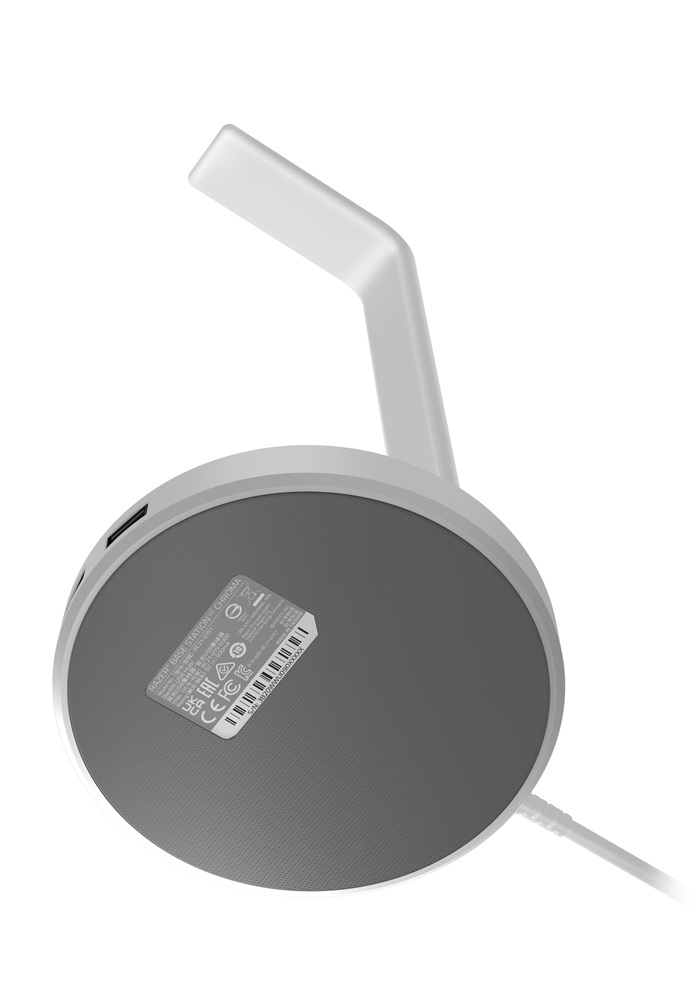Razer Base Station V2 Chroma fehér headset állvány és USB hub