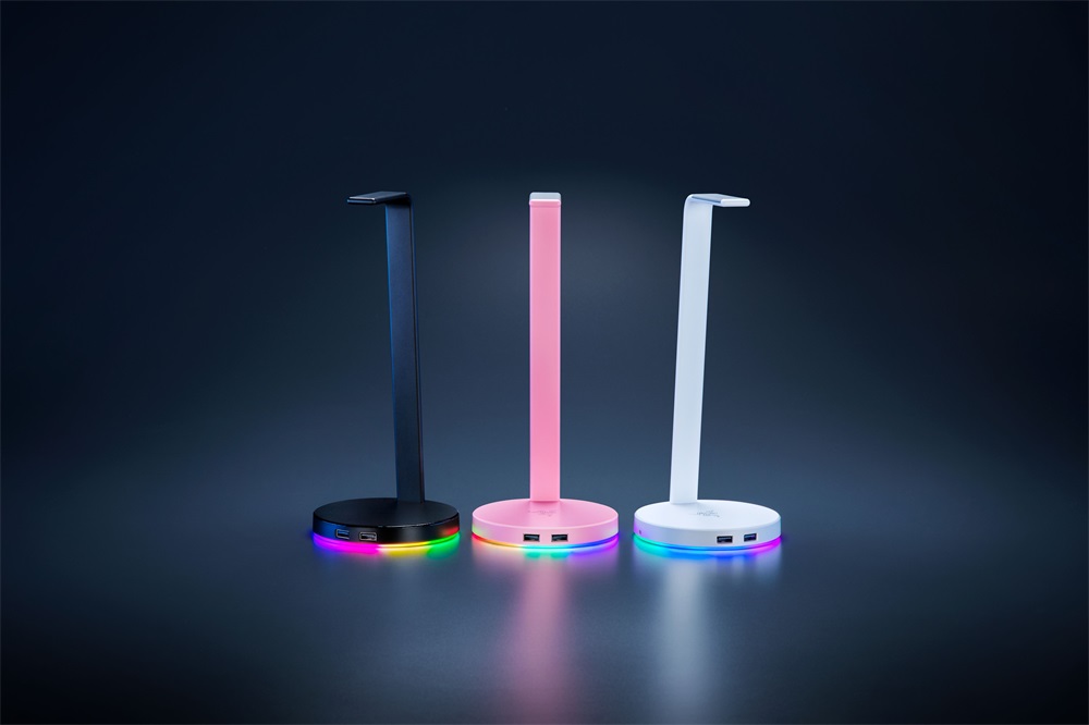Razer Base Station V2 Chroma fehér headset állvány és USB hub