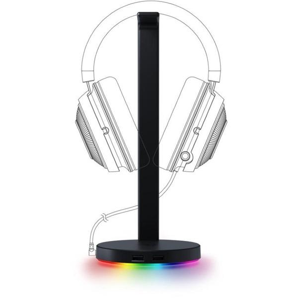 Razer Base Station V2 Chroma headset állvány és USB hub