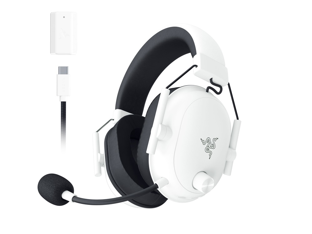 Razer BlackShark V2 HyperSpeed fehér vezeték nélküli gamer headset