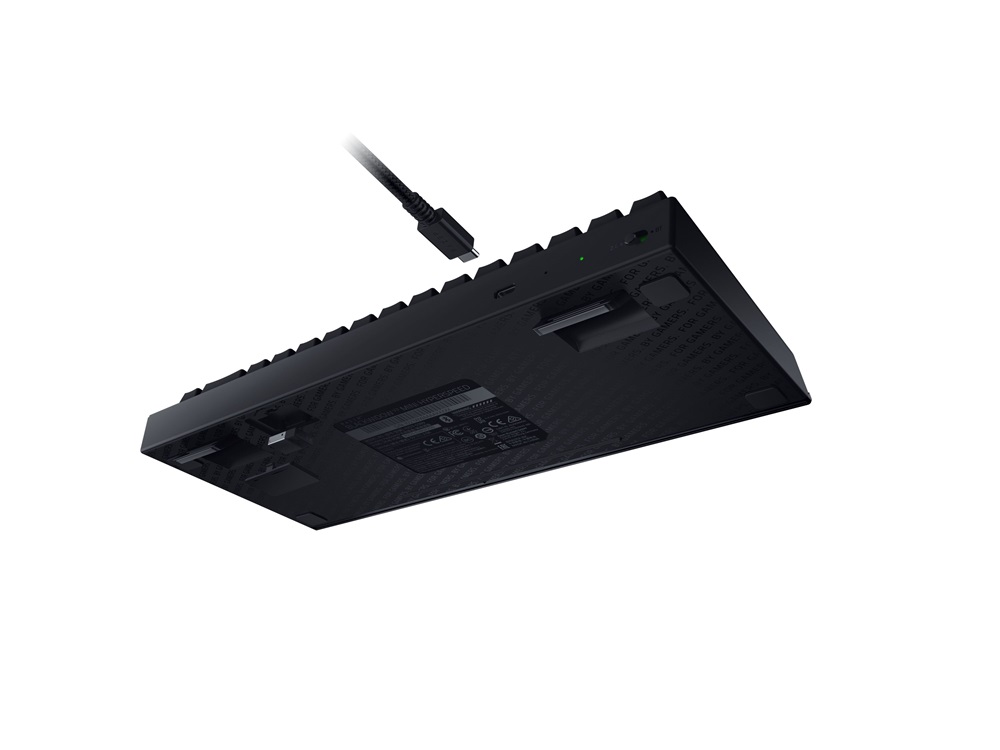 Razer BlackWidow V3 Mini HyperSpeed UK vezeték nélküli fekete (yellow switch) gamer billentyűzet