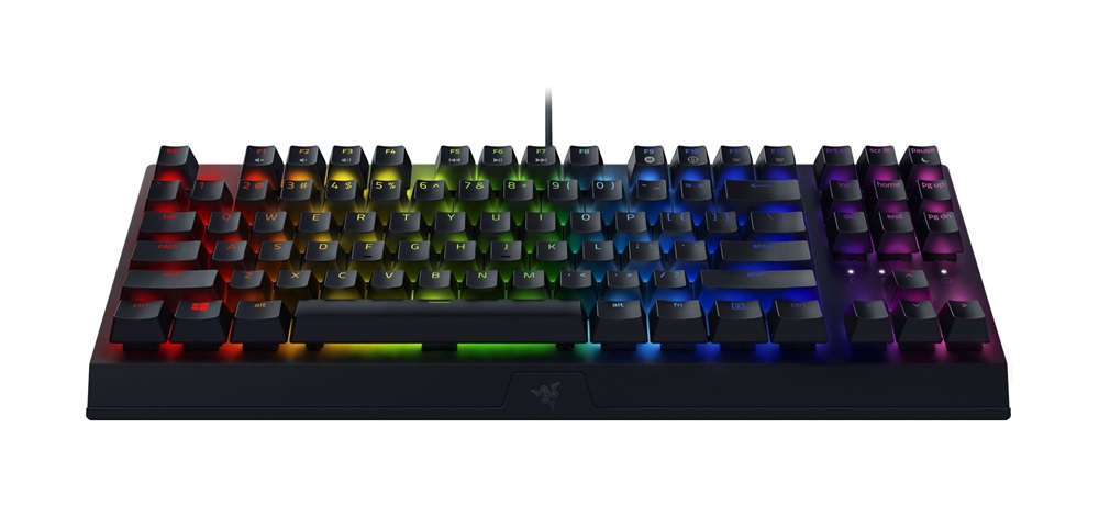 Razer BlackWidow V3 TKL UK fekete (green switch) gamer billentyűzet