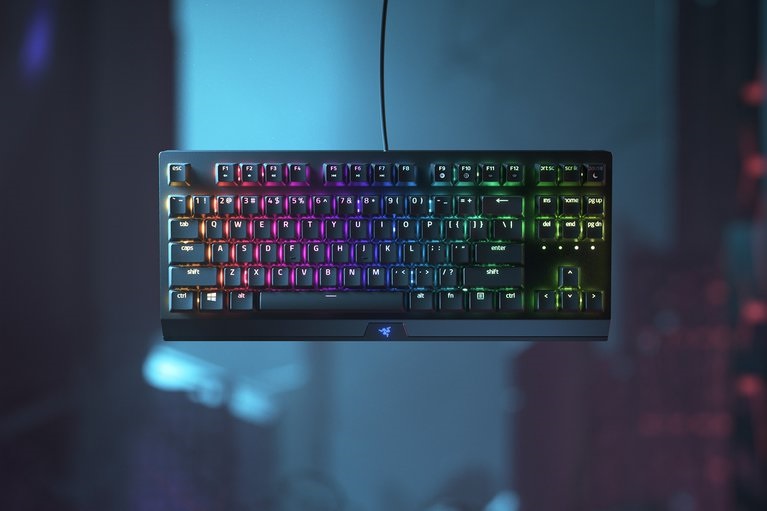 Razer BlackWidow V3 Tenkeyless (Green Switch) US RGB gamer billentyűzet