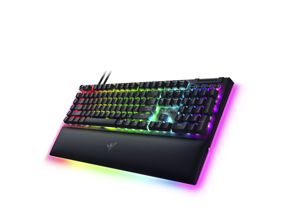 Razer BlackWidow V4 Pro UK fekete (yellow switch) gamer billentyűzet